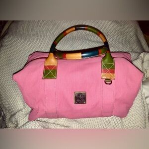 Dooney & Bourke Rose Colored Travel Overnight Duffle Bag~LIKE NEW
